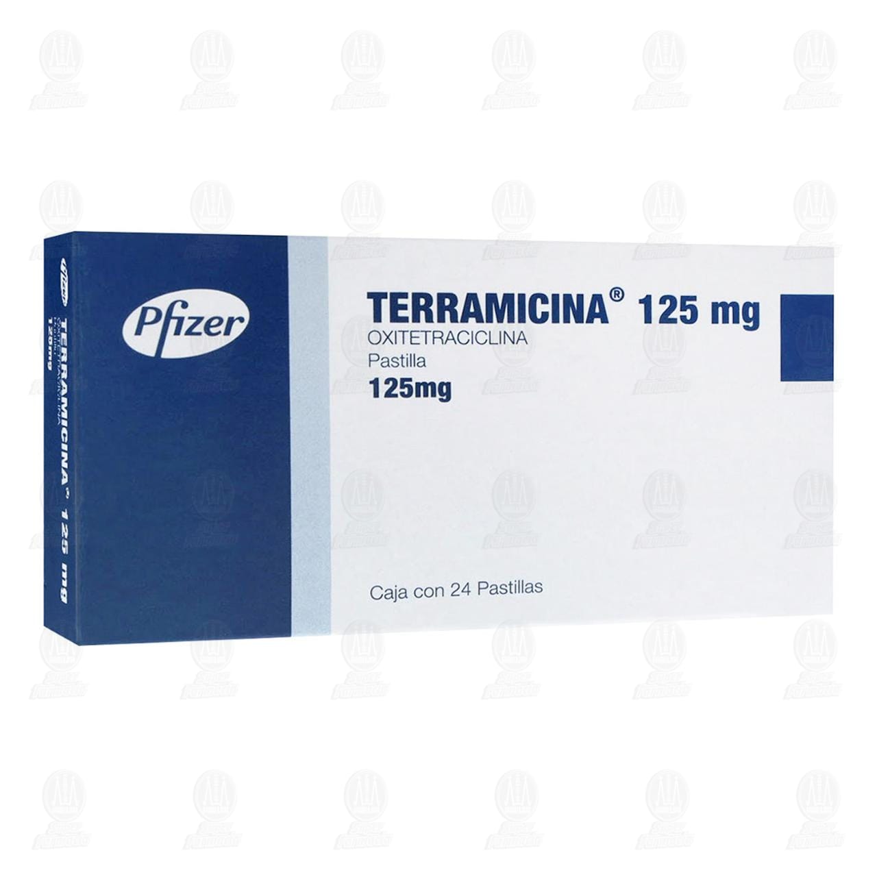 Terramicina 125 mg, 24 Pastillas. image number 0