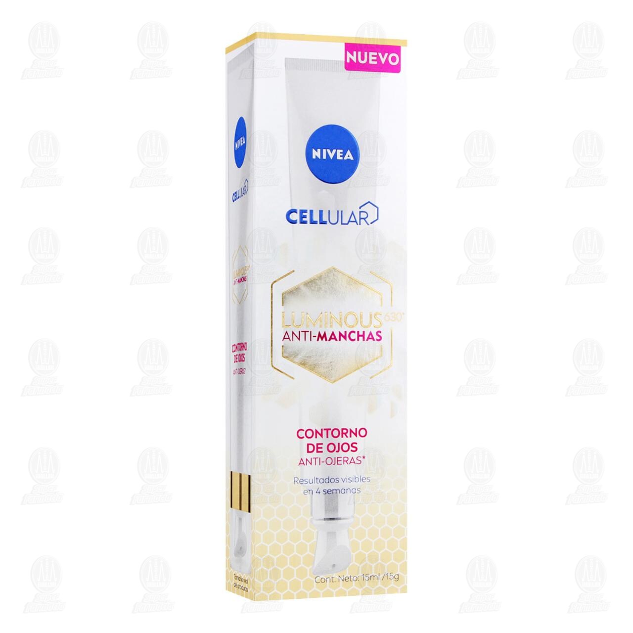 Crema Nivea Cellular Luminous 630 Anti-Manchas Contorno de Ojos, 15 ml.