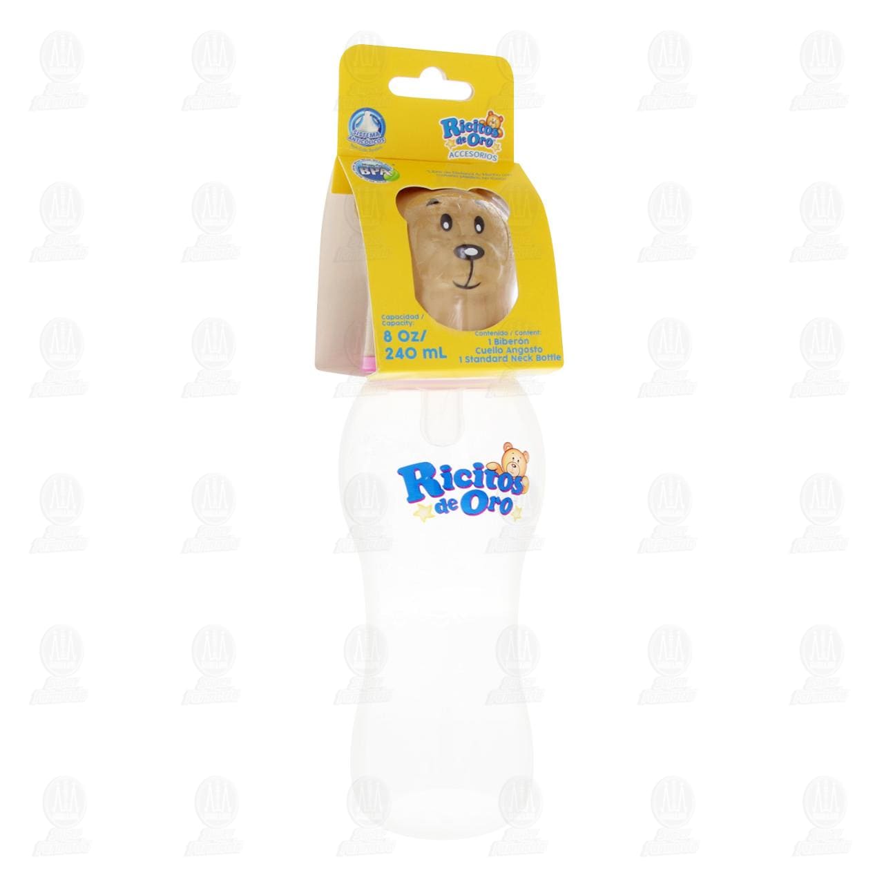 Biber&oacute;n Ricitos de Oro de Cuello Angosto, 1 pz.