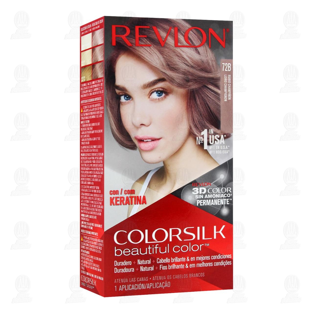 Imagen para Tinte ColorSilk Beautiful Color Rubio Champiñón (72B).