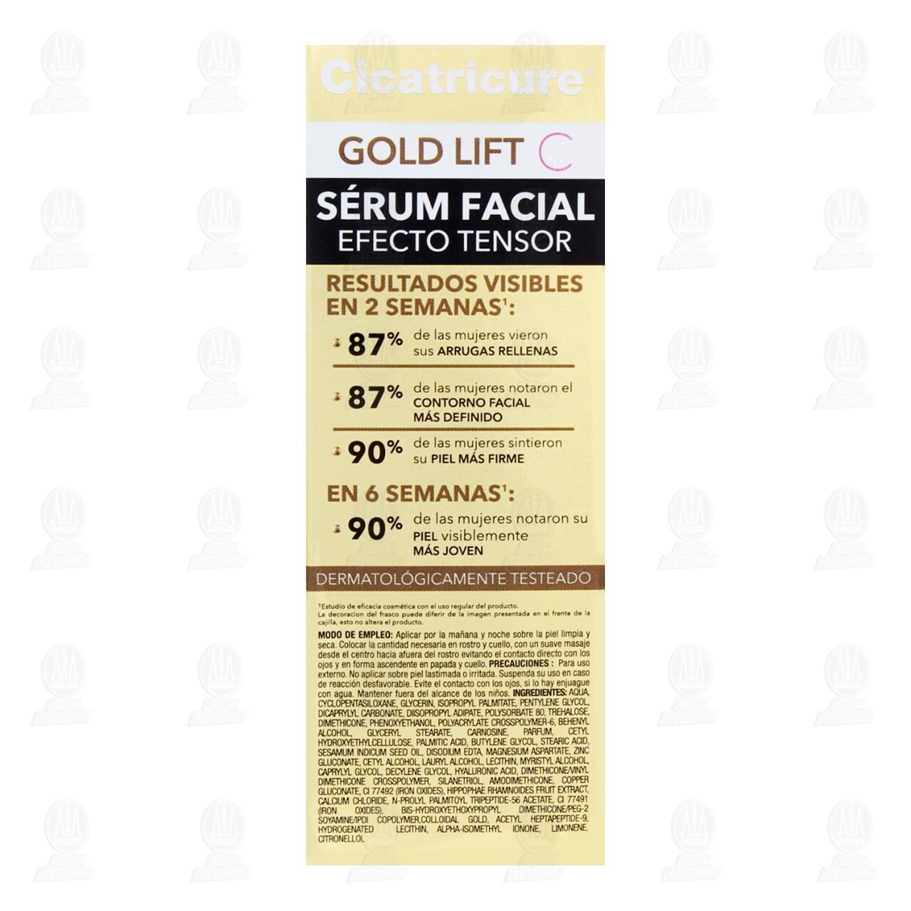 S&eacute;rum Facial Cicatricure Gold Lift Efecto Tensor, 27 ml. image number 2