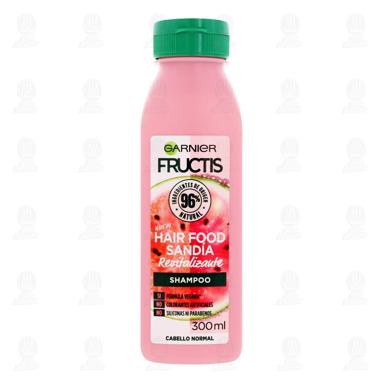 Shampoo Garnier Fructis Hair Food Sandía, 300 ml. image number 1
