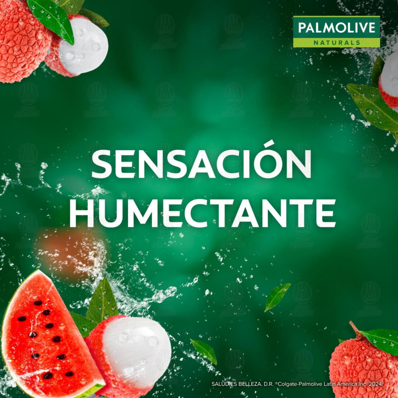 Jab&oacute;n L&iacute;quido Corporal Palmolive Naturals Humectaci&oacute;n Refrescante, 390 ml. image number 2