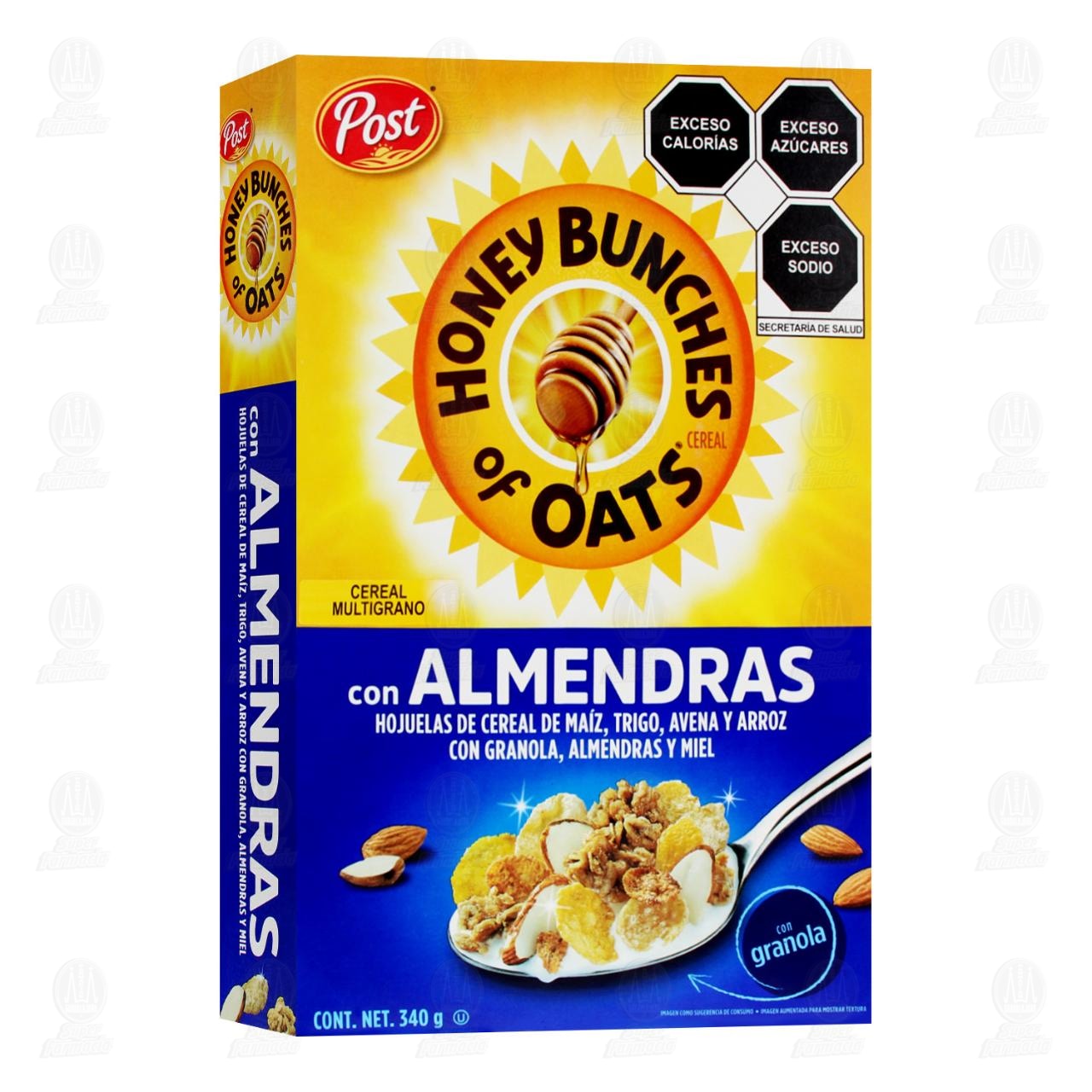 Cereal Honey Bunches Of Oats con Almendras, 340 gr. image number 0
