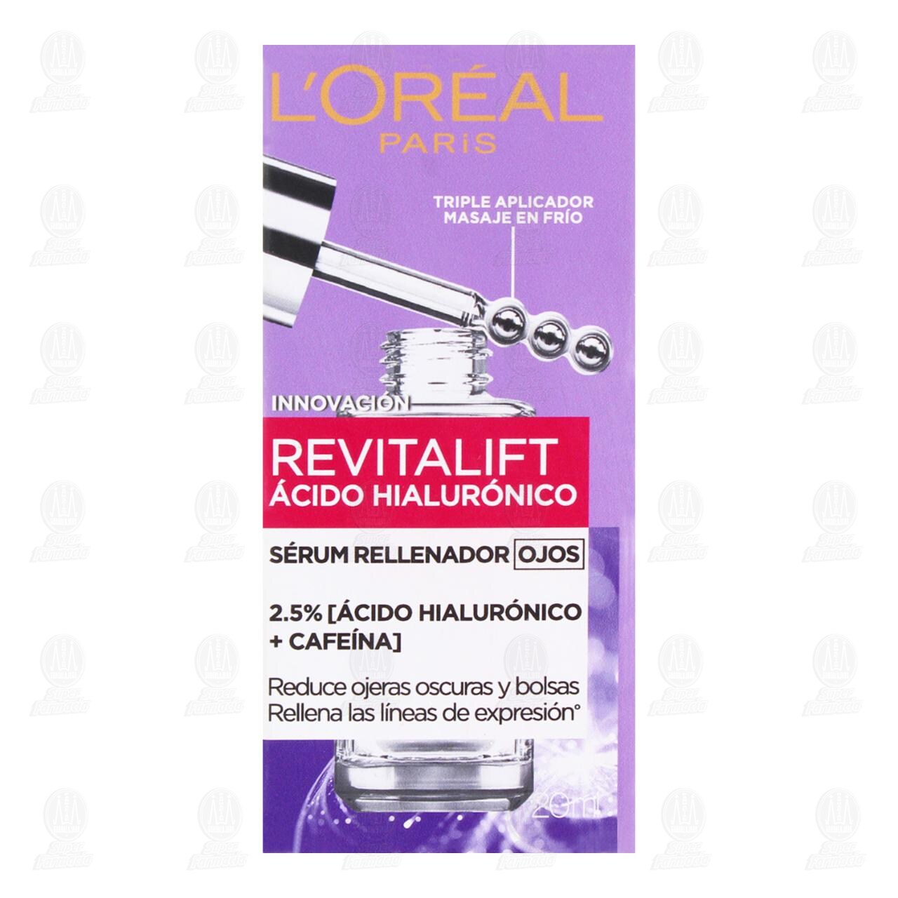 Sérum Rellenador L'Oréal Paris Revitalift Ácido Hialurónico, 20 ml. image number 1