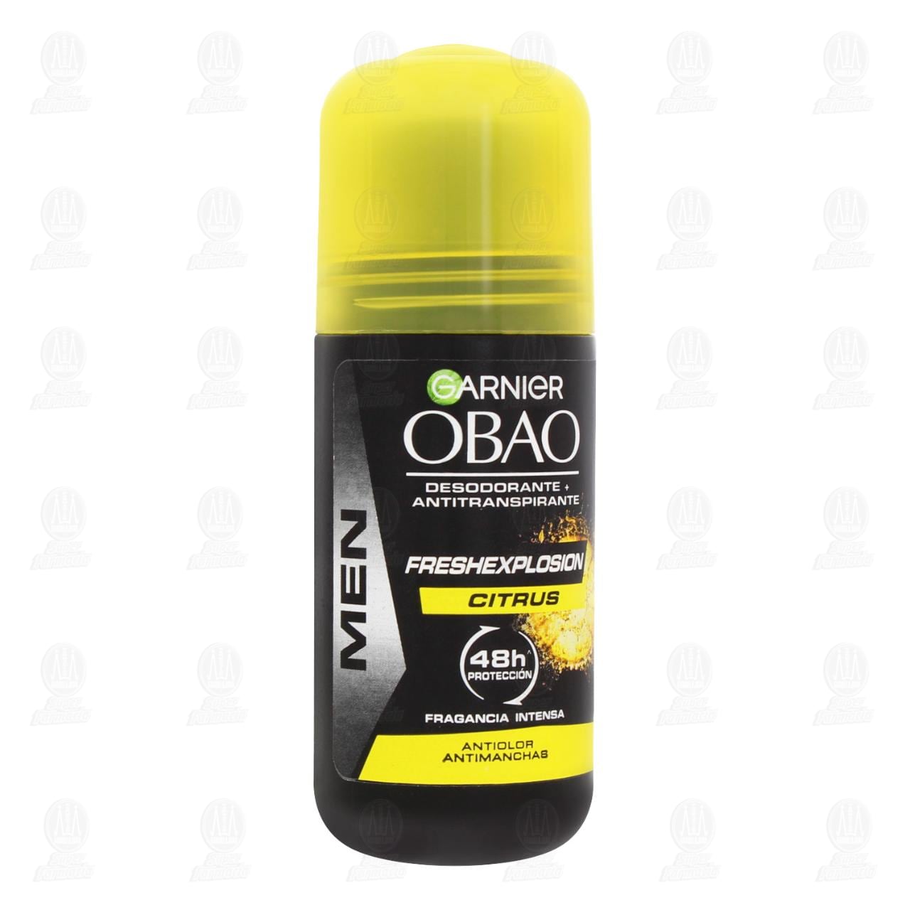 Imagen para Desodorante + Antitranspirante Garnier Obao Men Fresh Explosion Citrus en Roll-On, 65 gr.