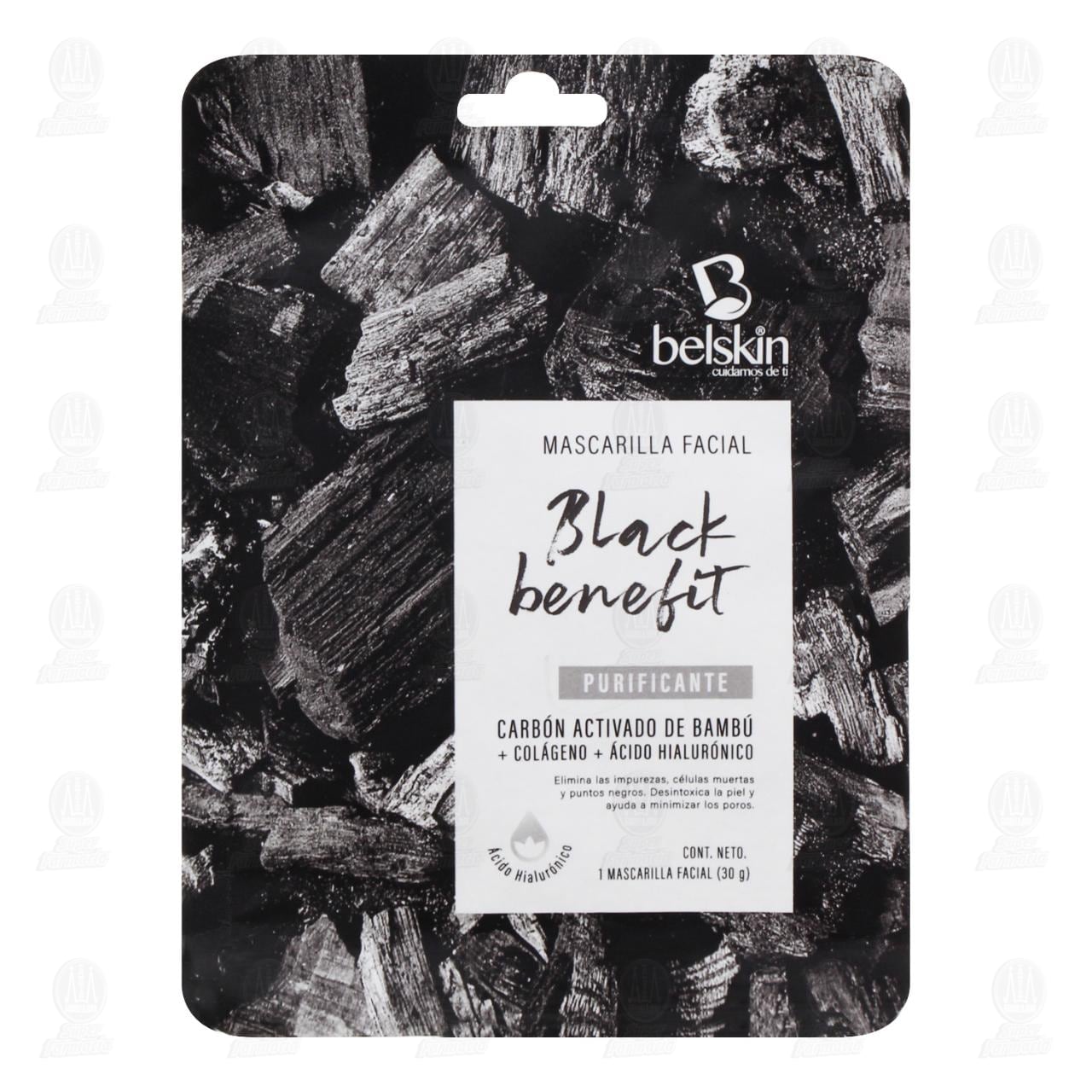 Imagen para Mascarilla Facial Belskin Black Benefit Purificante, 1 pz.
