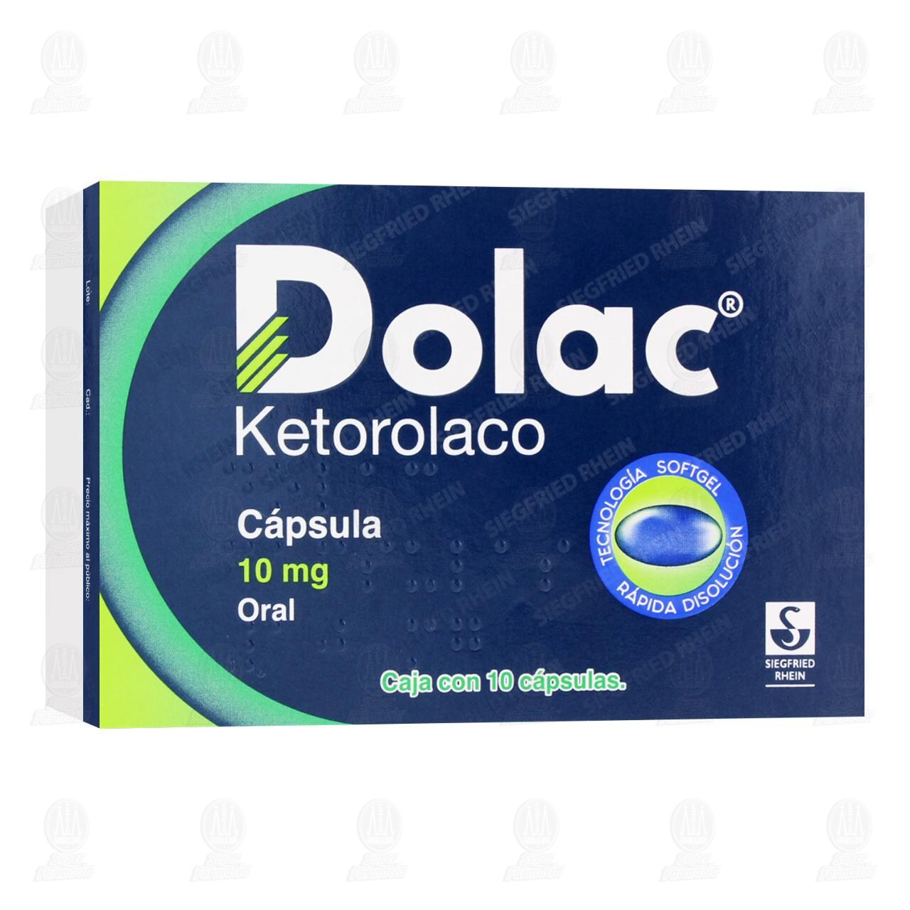 Dolac 10 mg, 20 C&aacute;psulas. image number 0