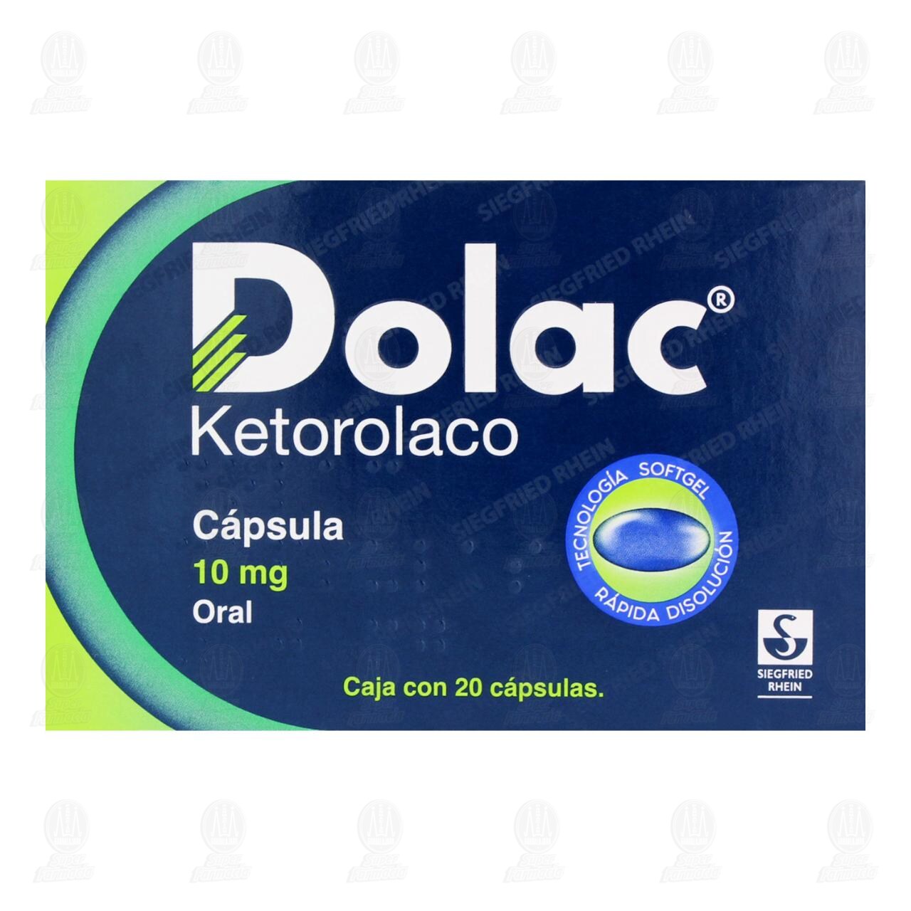 Dolac 10 mg, 20 C&aacute;psulas. image number 1