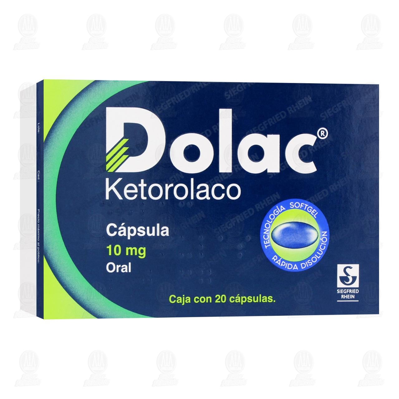 Dolac 10 mg, 10 C&aacute;psulas. image number 0