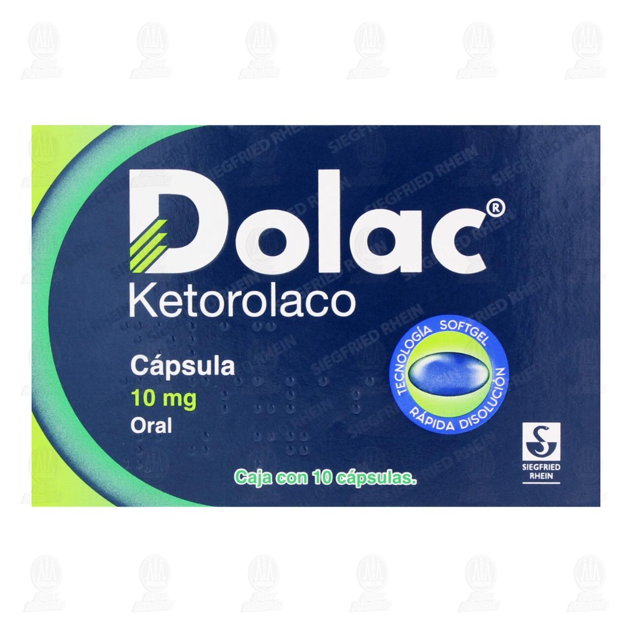 Dolac 10 mg, 10 C&aacute;psulas. image number 1