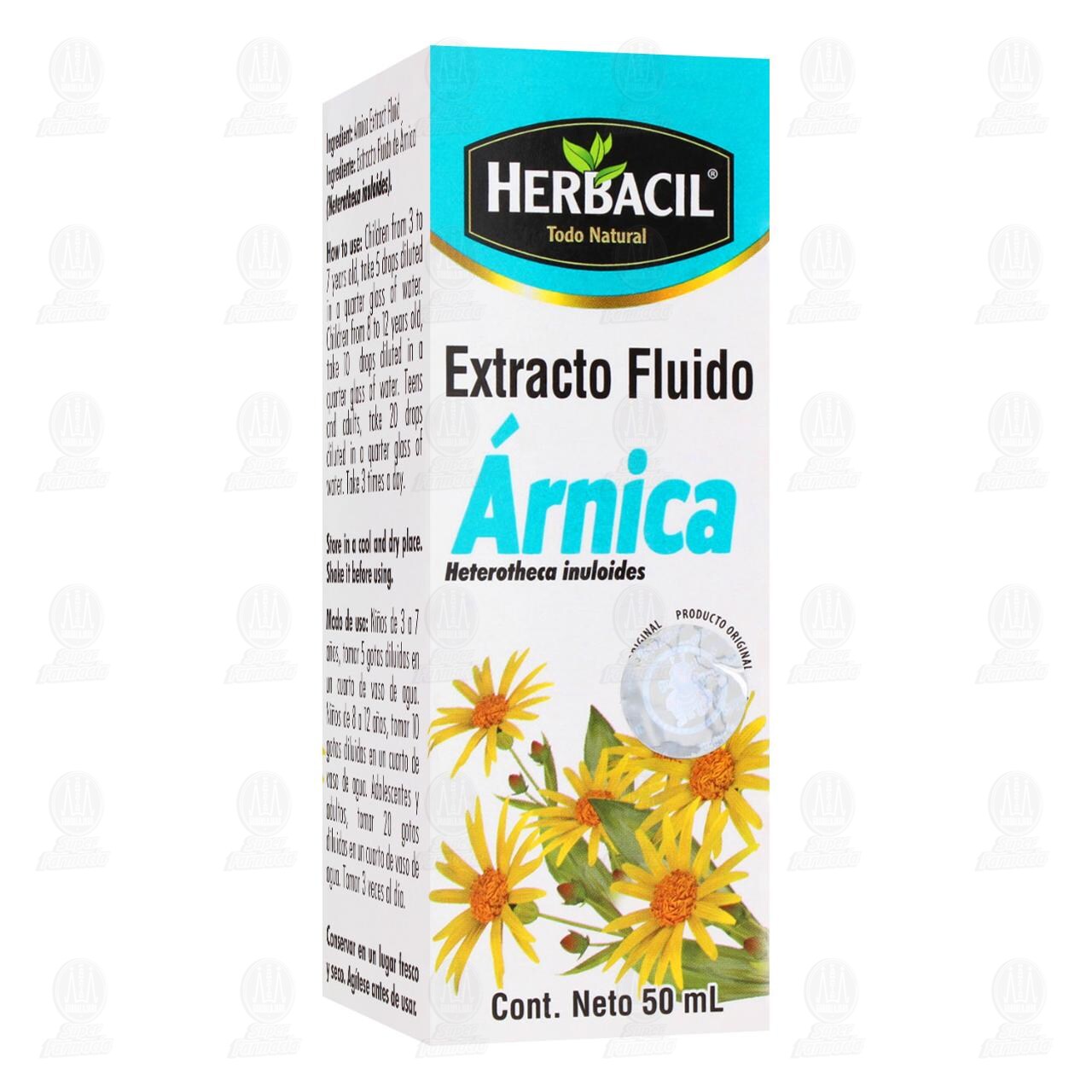 Herbacil Extracto Fluido Árnica, 50 ml. image number 0