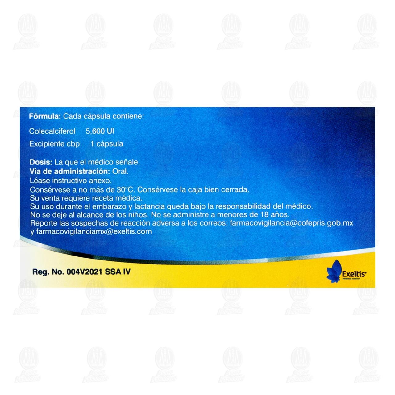 Milda 5600UI, 4 Cápsulas. image number 2