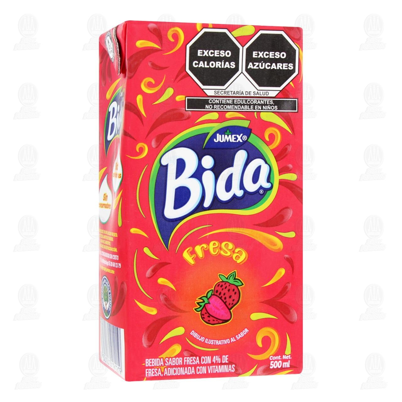Bebida Jumex Bida Sabor Fresa, 500 ml.