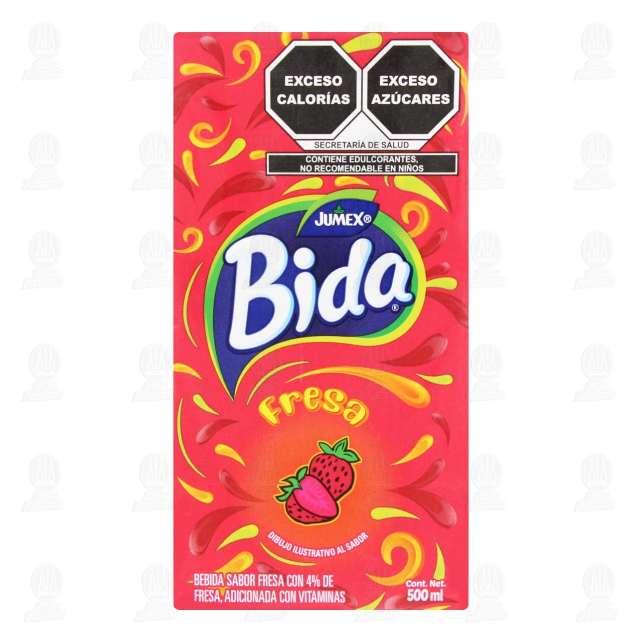 Bebida Jumex Bida Sabor Fresa, 500 ml. image number 1