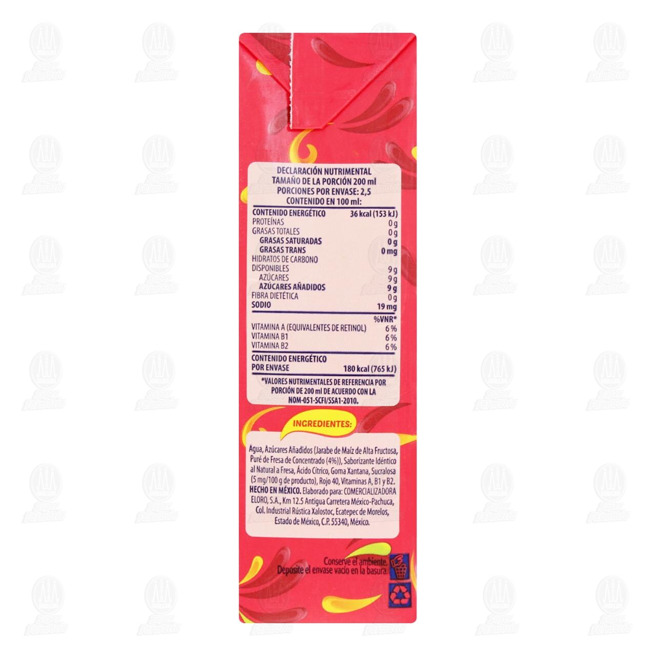 Bebida Jumex Bida Sabor Fresa, 500 ml. image number 2
