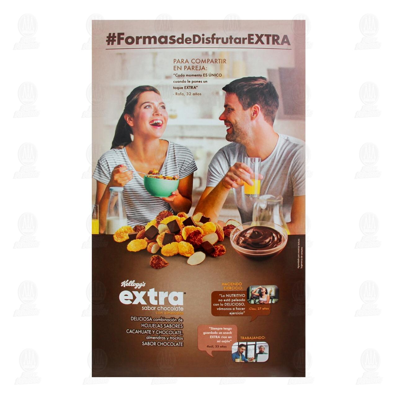 Cereal Extra Sabor Chocolate con Almendras, 490 gr. image number 2