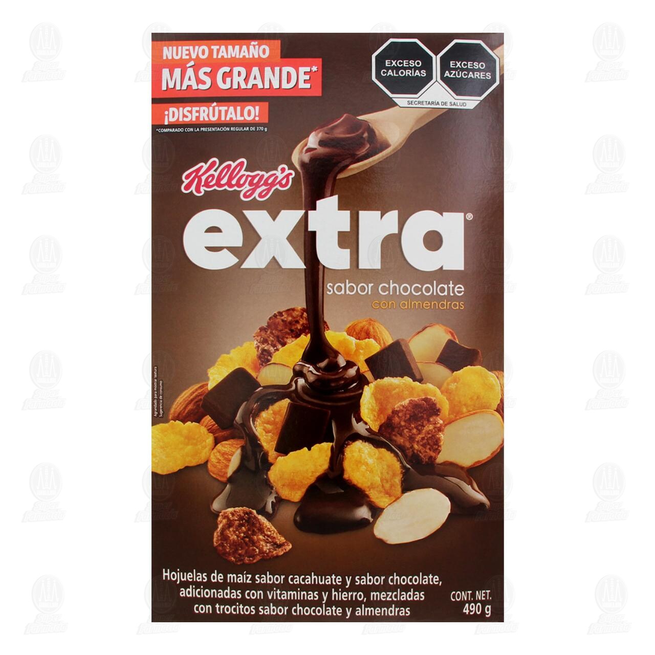 Cereal Extra Sabor Chocolate con Almendras, 490 gr. image number 1