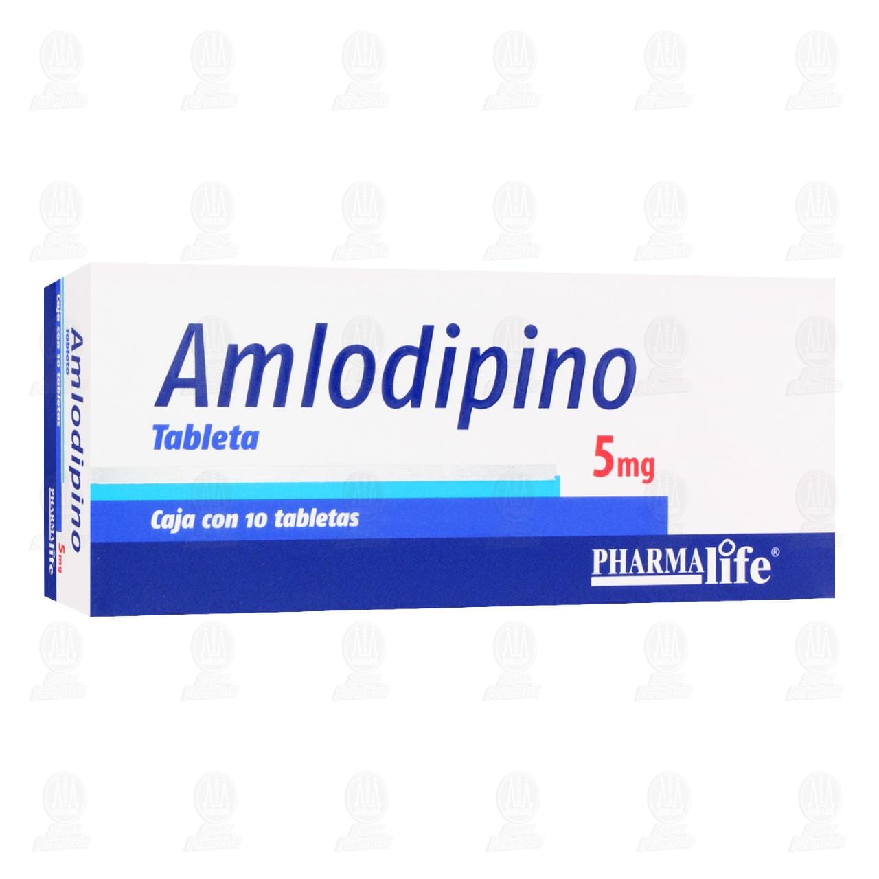 Amlodipino 5 mg, 10 Tabletas Pharmalife.