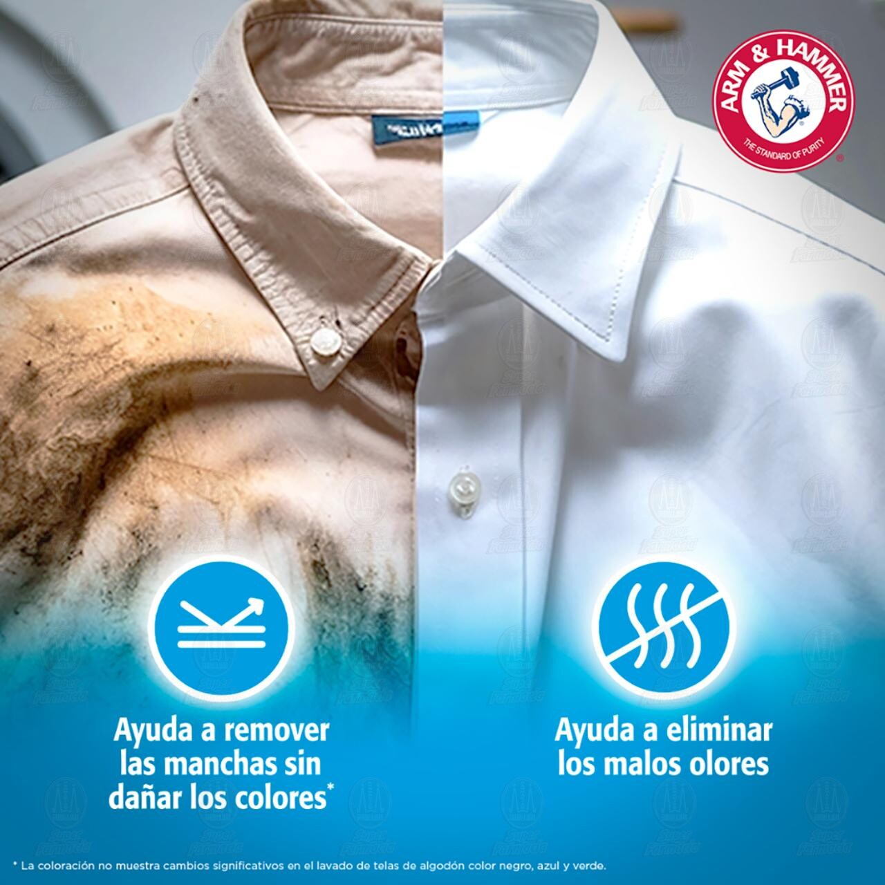 Arm & Hammer + OxiClean Detergente L&iacute;quido Quitamanchas, 1.8 l. image number 2