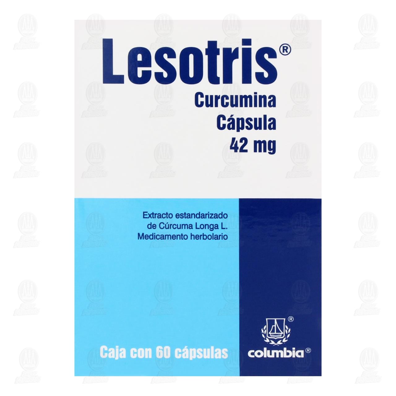 Lesotris 42 mg, 60 C&aacute;psulas. image number 1