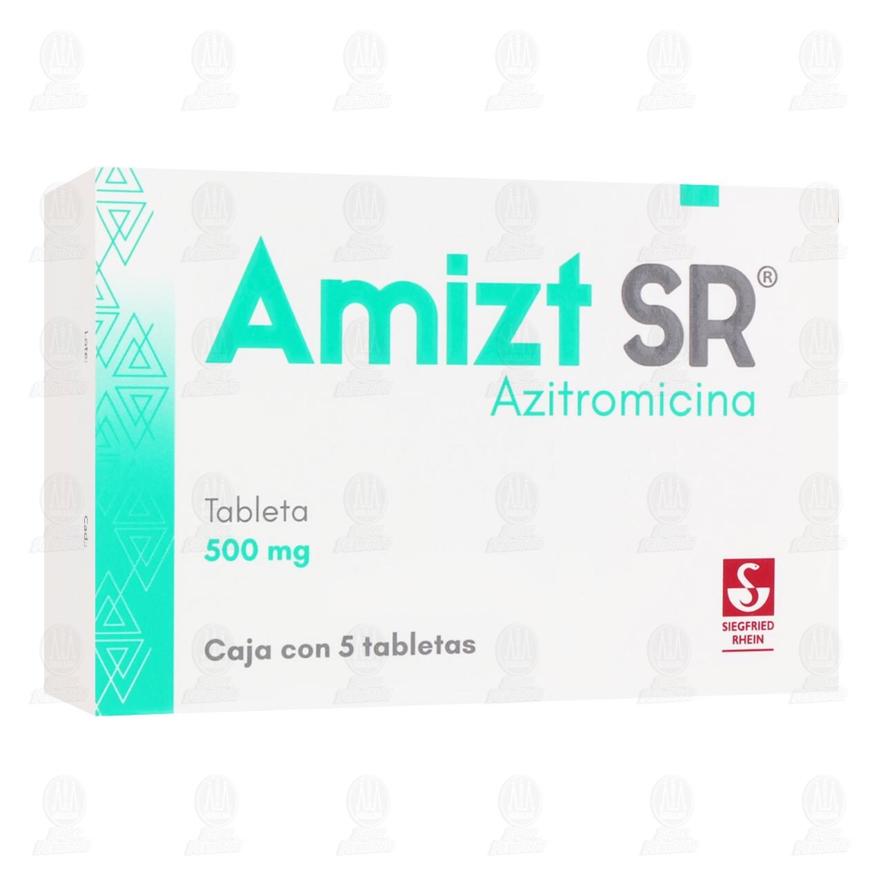 Amizt SR 500 mg, 5 Tabletas. image number 0