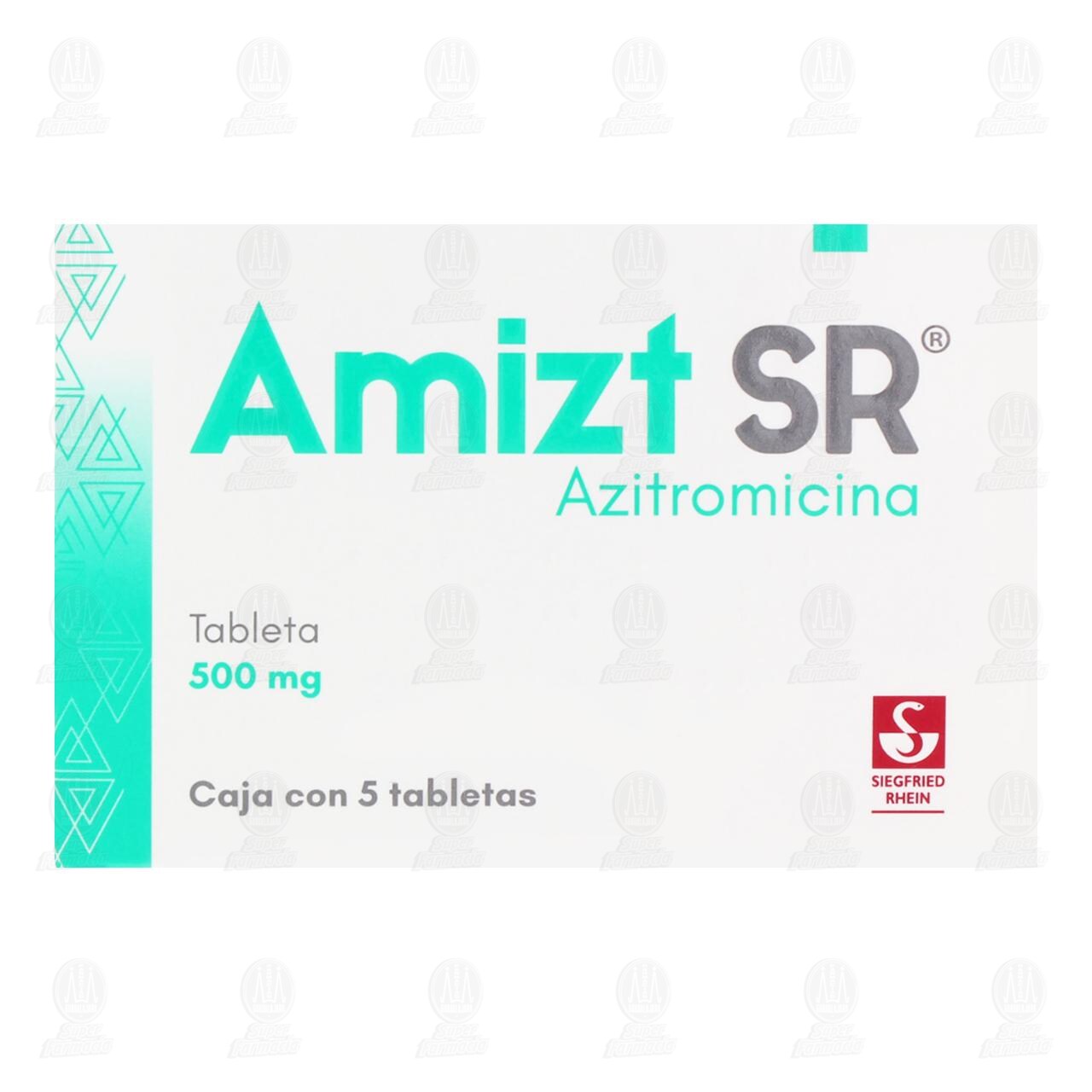 Amizt SR 500 mg, 5 Tabletas. image number 1