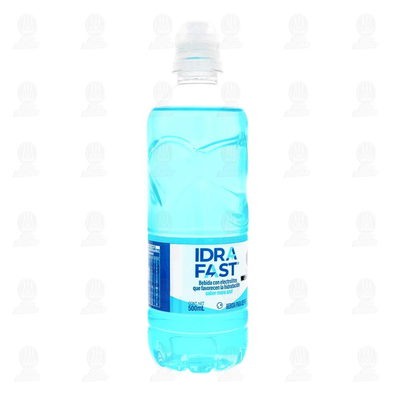 Imagen para Bebida Idra Fast con Electrolitos Sabor Mora Azul, 500 ml.