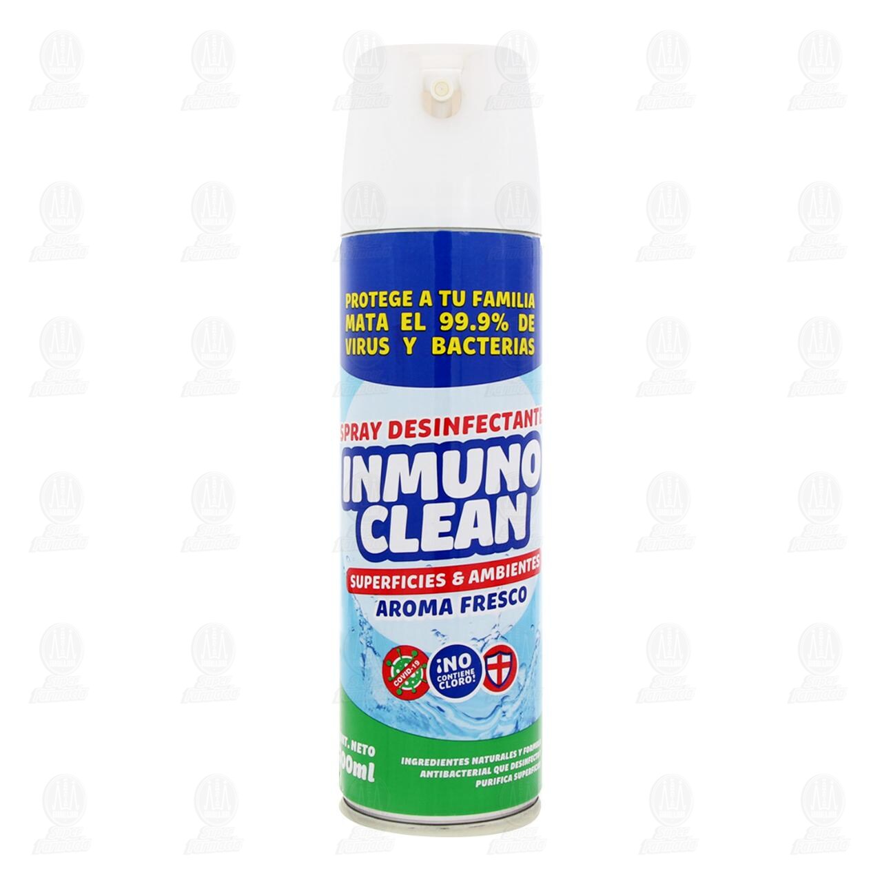 Desinfectante Inmuno Clean en Aerosol para Superficies y Ambientes, 500 ml. image number 1