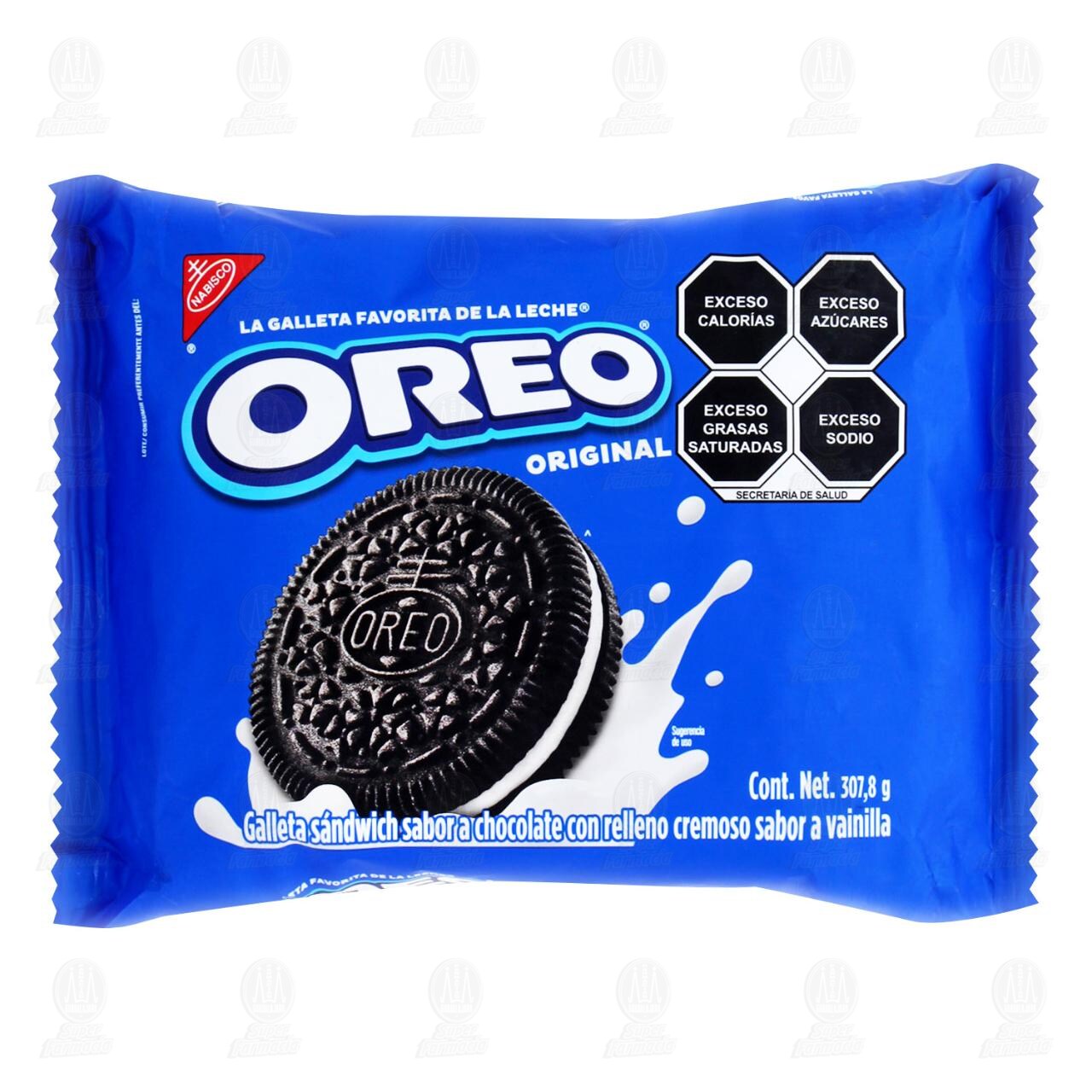 Galletas Oreo Original Sabor a Chocolate, 307.8 gr.