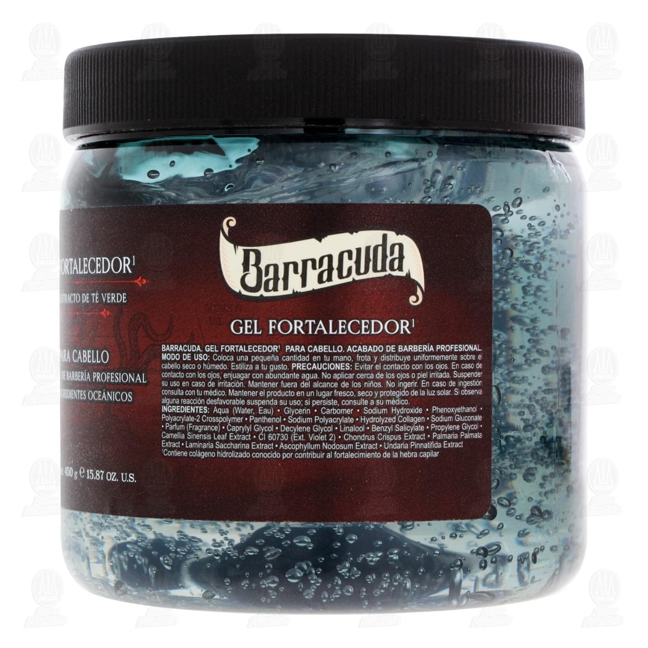 Gel Fortalecedor para Cabello Barracuda con Extracto de T&eacute; Verde, 450 gr. image number 2