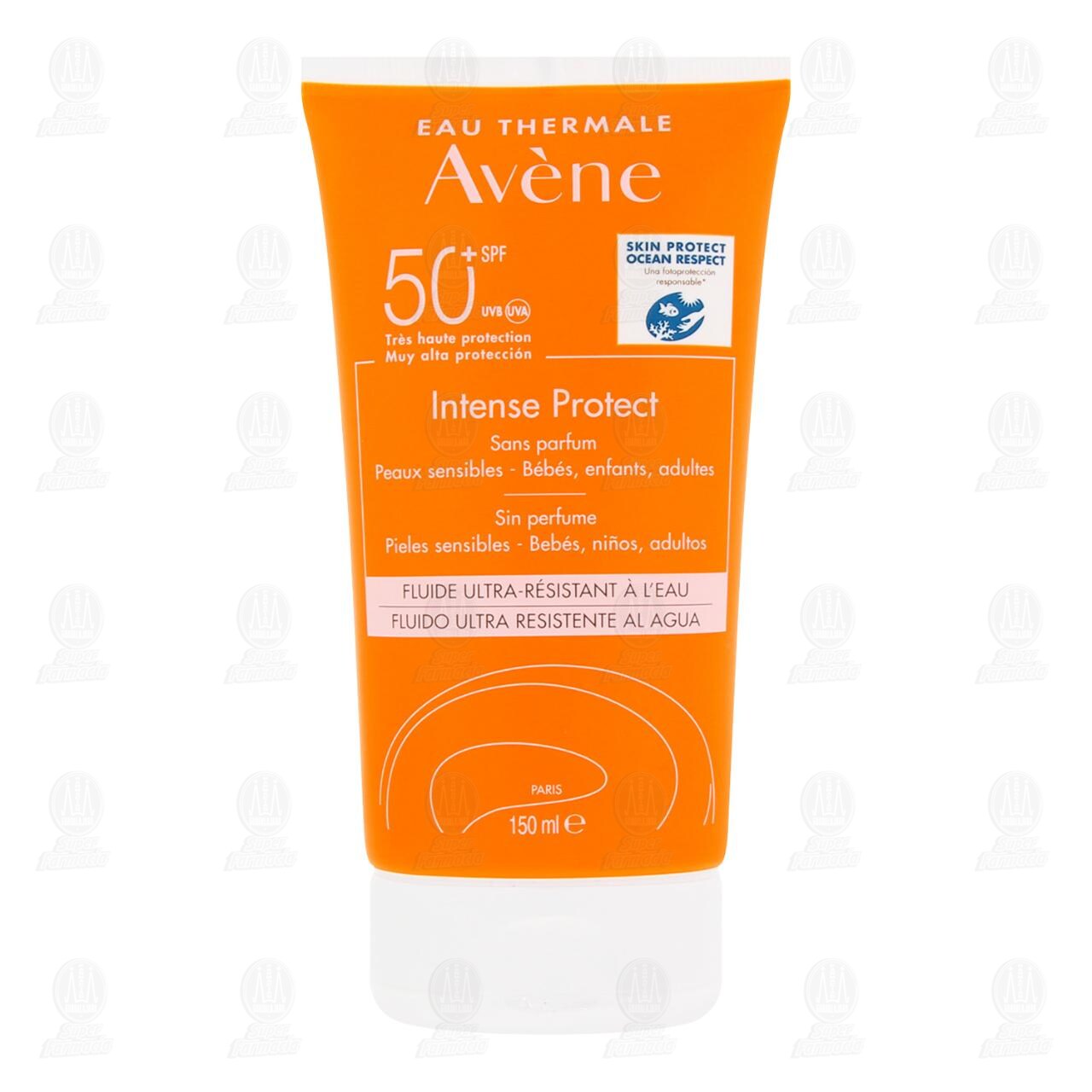 Protector Solar Avène Intense Protect FPS50+, 150 ml.