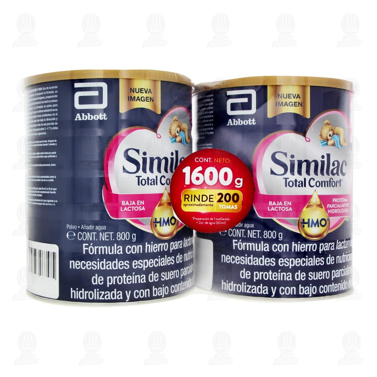 Pack F&oacute;rmula Infantil Similac Total Comfort (0-12 Meses) 800 gr, 2 pzas de 800 gr c/u. image number 0