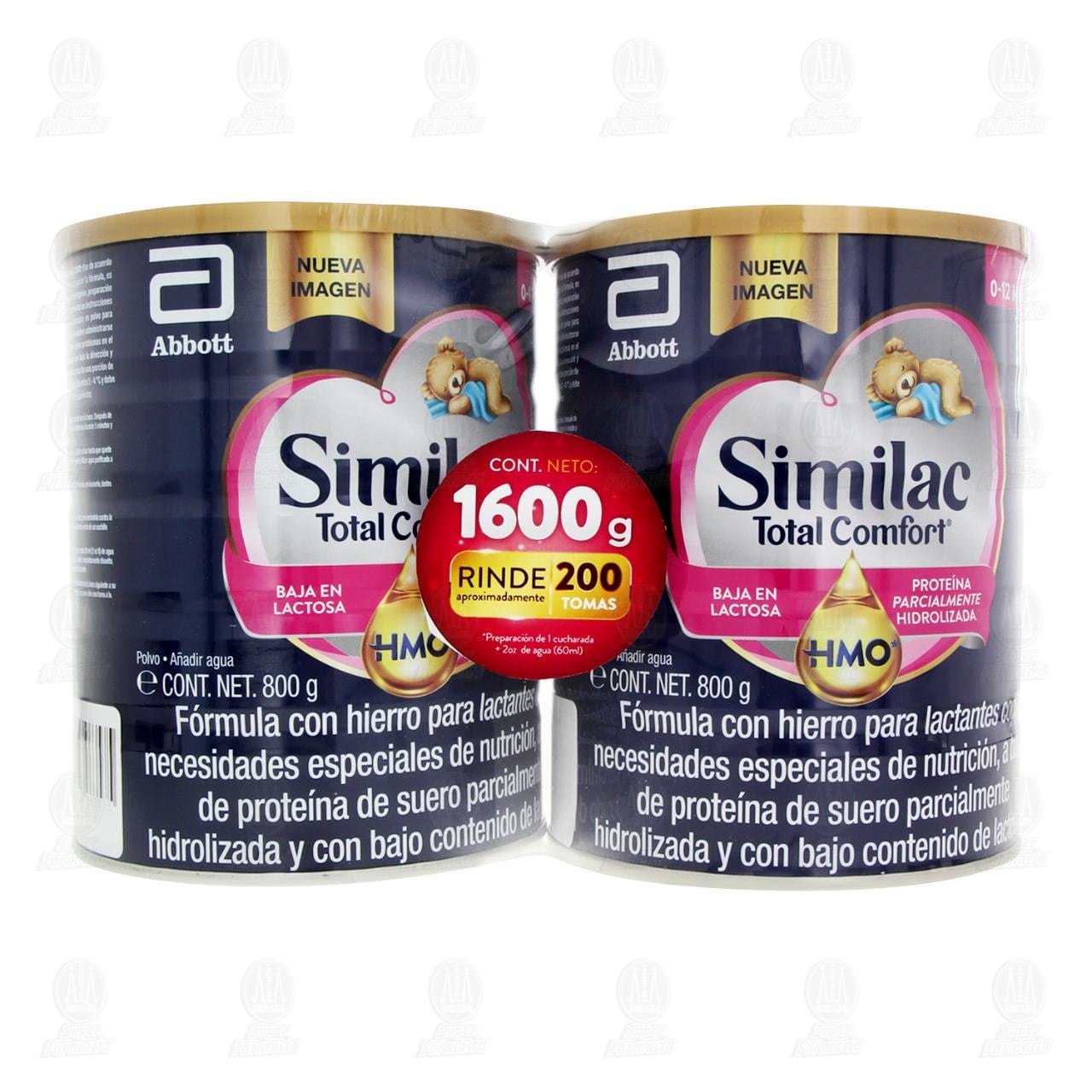 Pack F&oacute;rmula Infantil Similac Total Comfort (0-12 Meses) 800 gr, 2 pzas de 800 gr c/u. image number 1