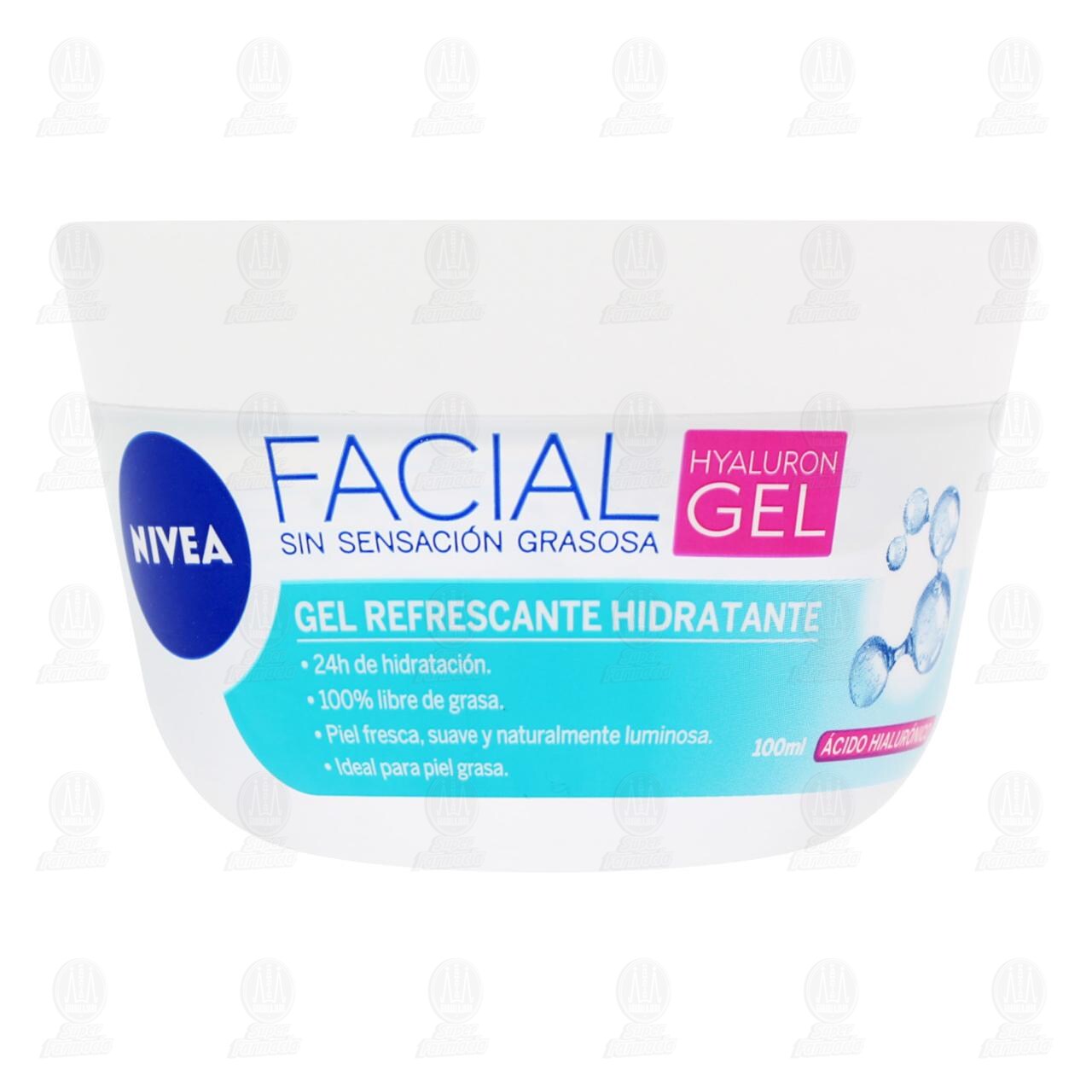 Gel Facial Nivea Hyaluron, 100 ml. image number 1