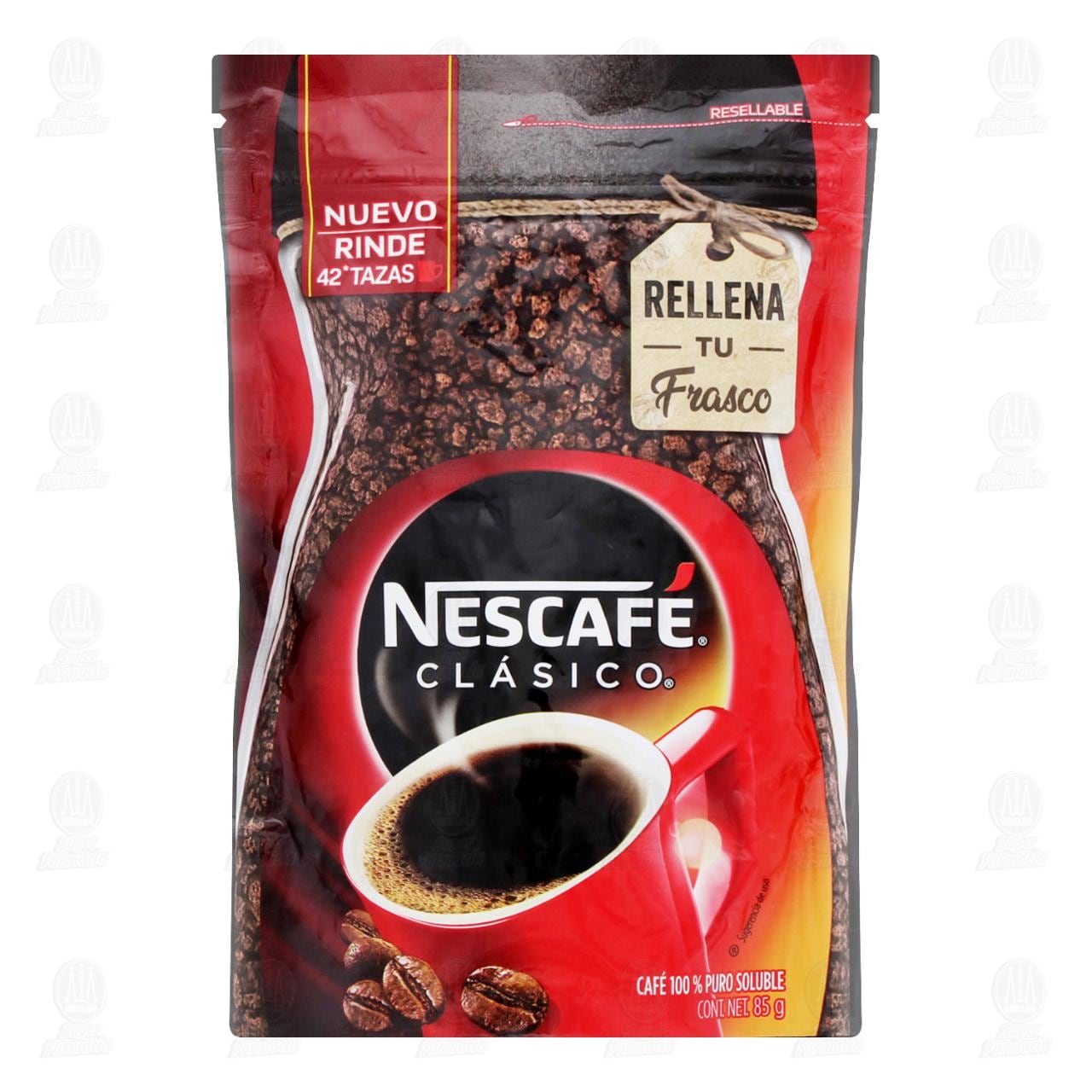 Imagen para Café 100% soluble Nescafé clásico, sobre 85 gr.