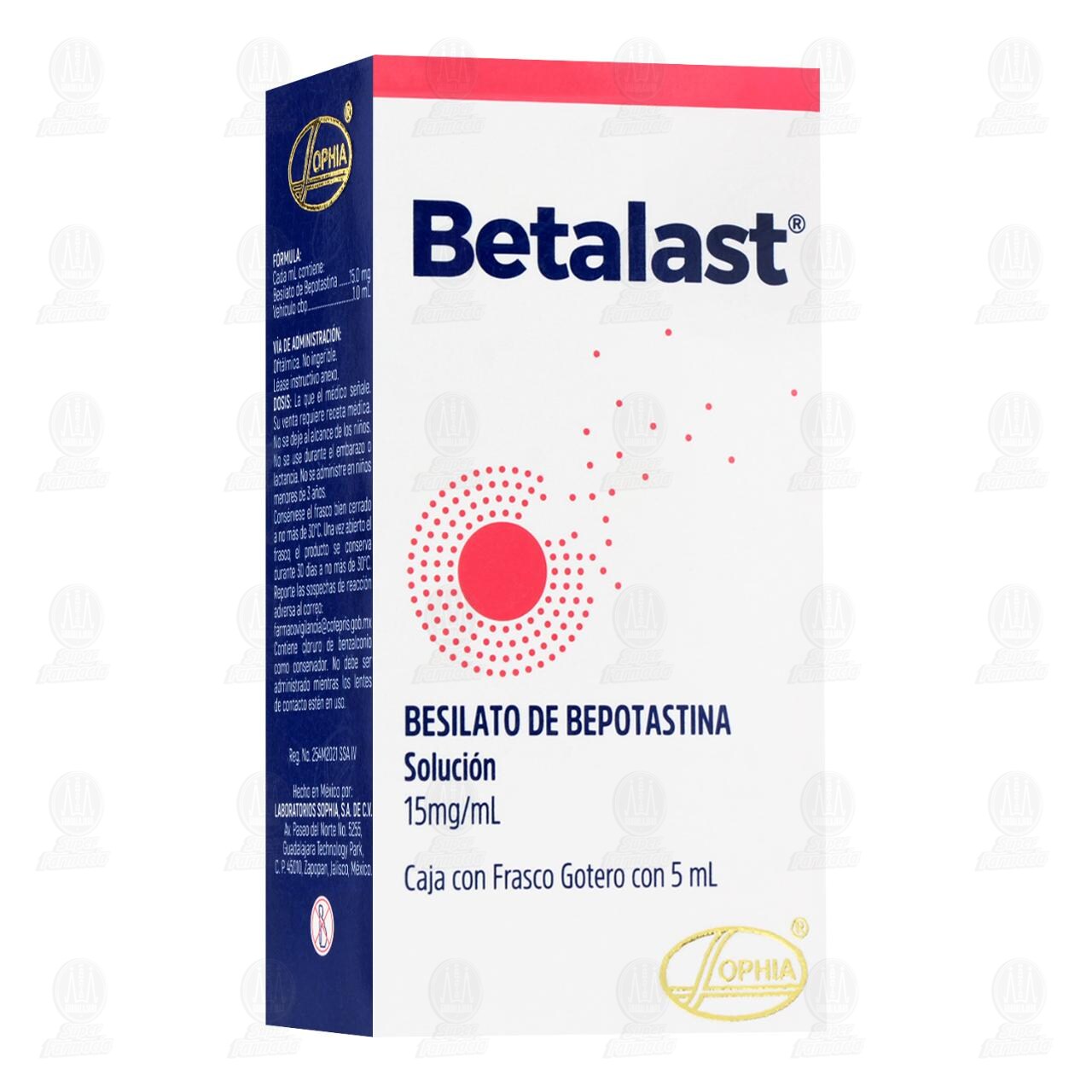 Betalast 15mg/ml 5 ml, Soluci&oacute;n gotas. image number 0