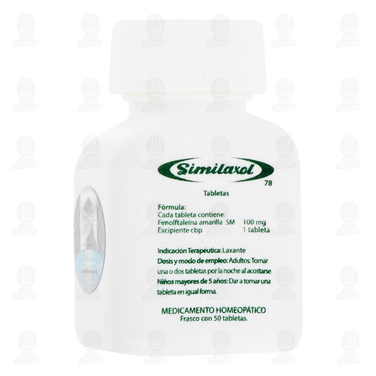 Similaxol 100 mg, 50 Tabletas. image number 0