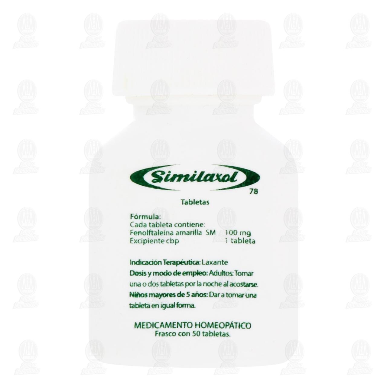 Similaxol 100 mg, 50 Tabletas. image number 1