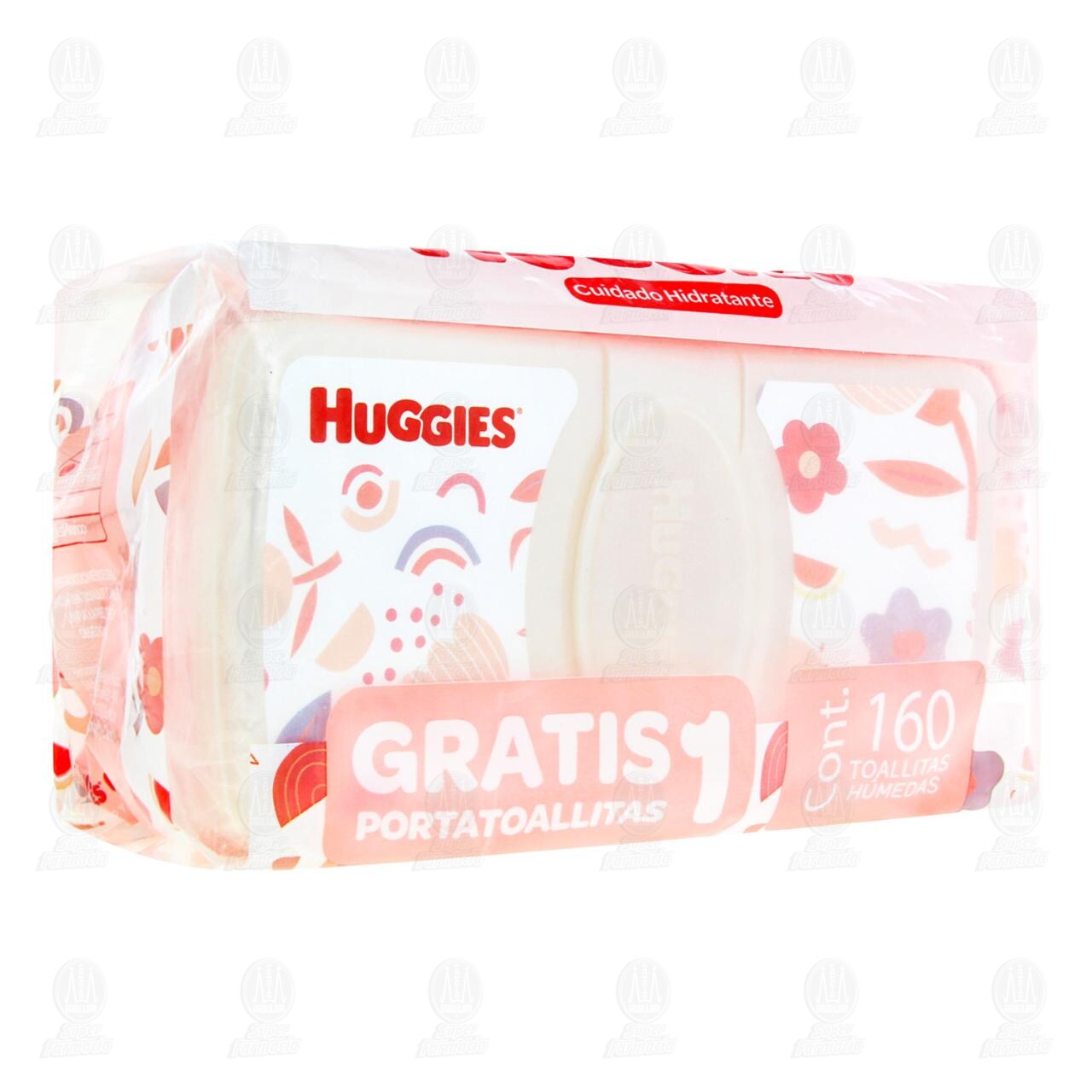 Pack Toallitas H&uacute;medas Huggies Cuidado Hidratante Gratis 1 Portatoallitas, 160 pzas. image number 0