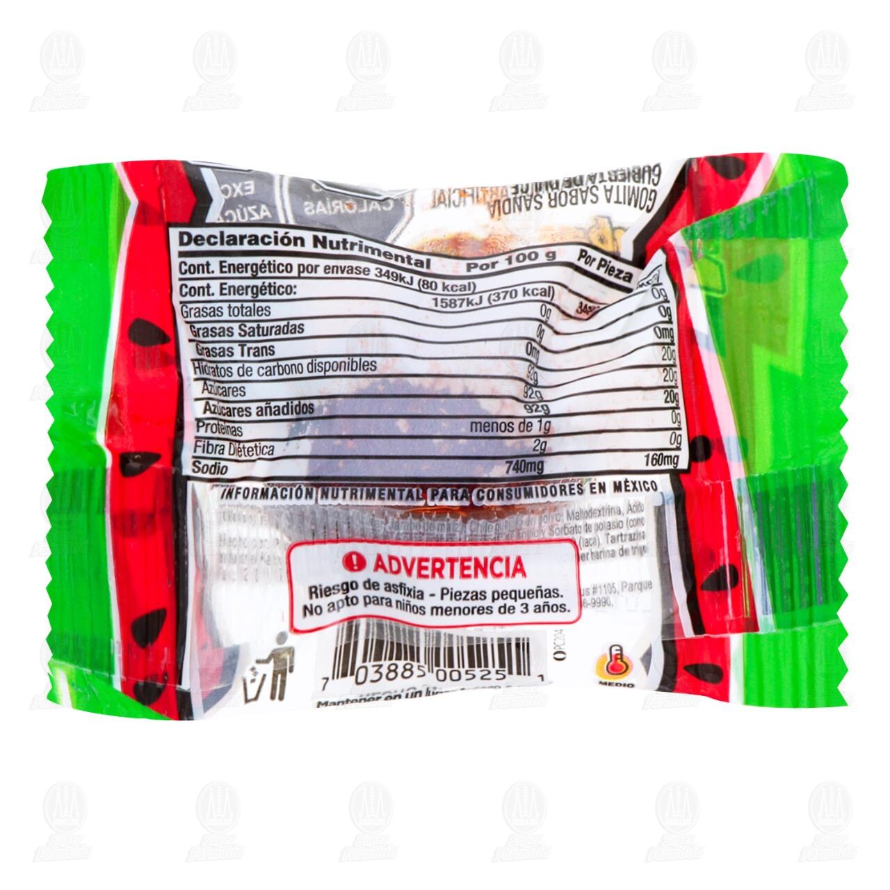 Dulce Goma Zumba Sand&iacute;a, 22 gr. image number 1