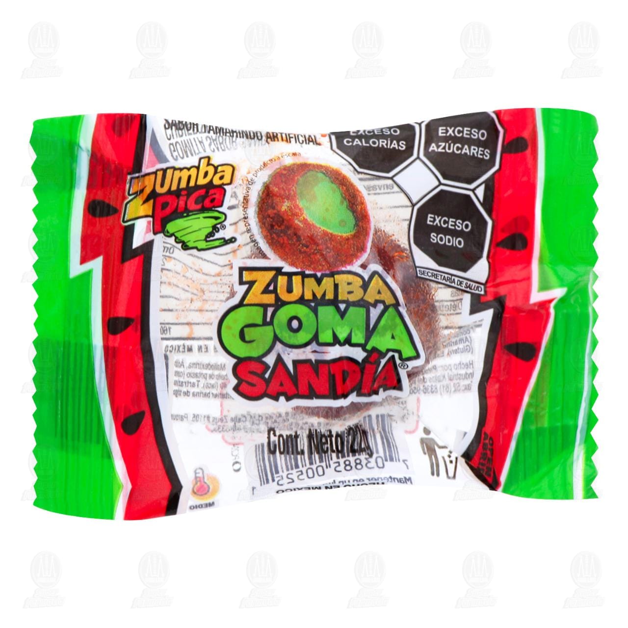 Dulce Goma Zumba Sand&iacute;a, 22 gr.