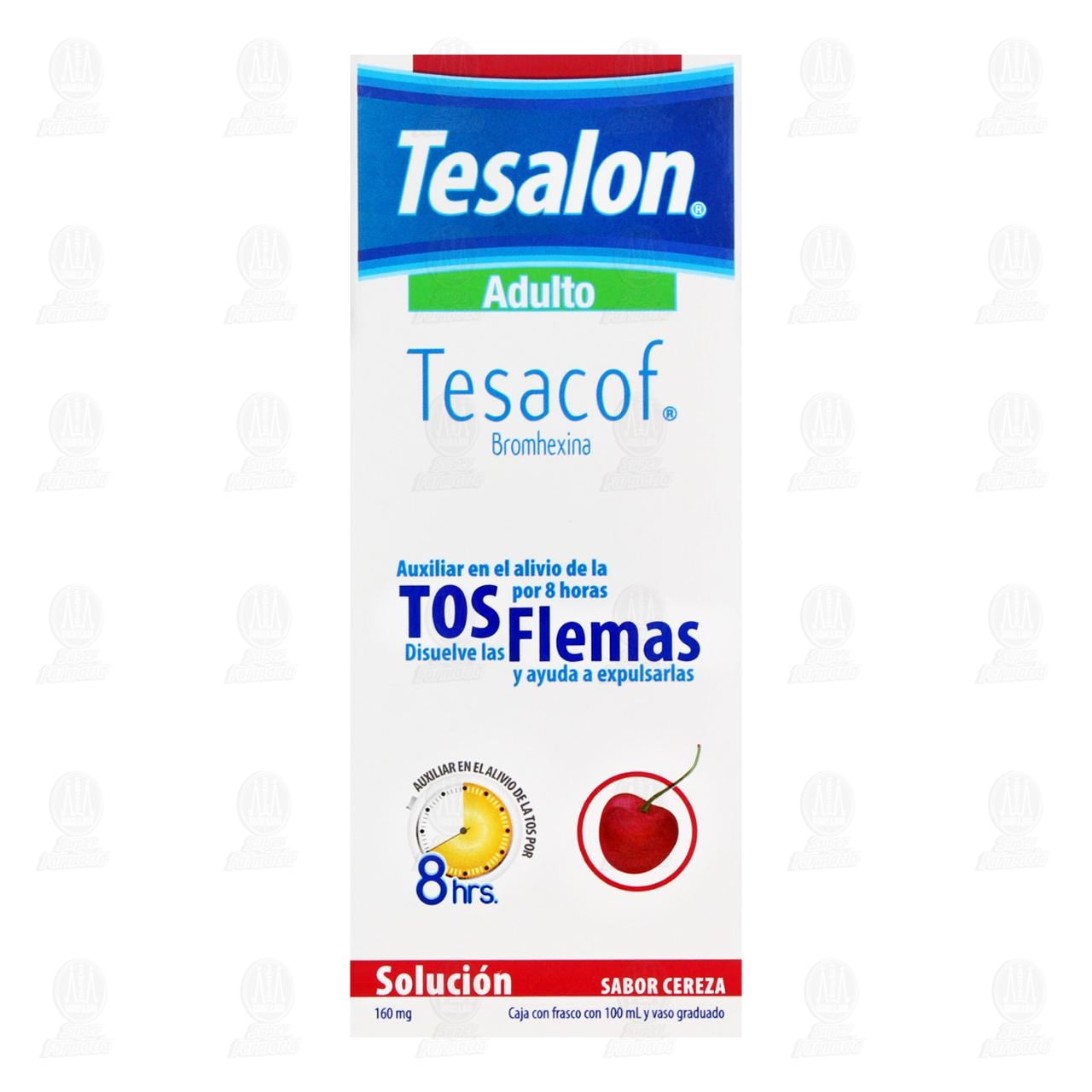 Tesalon Tesacof Jarabe Adulto Tos con Flema, 100 ml. image number 1