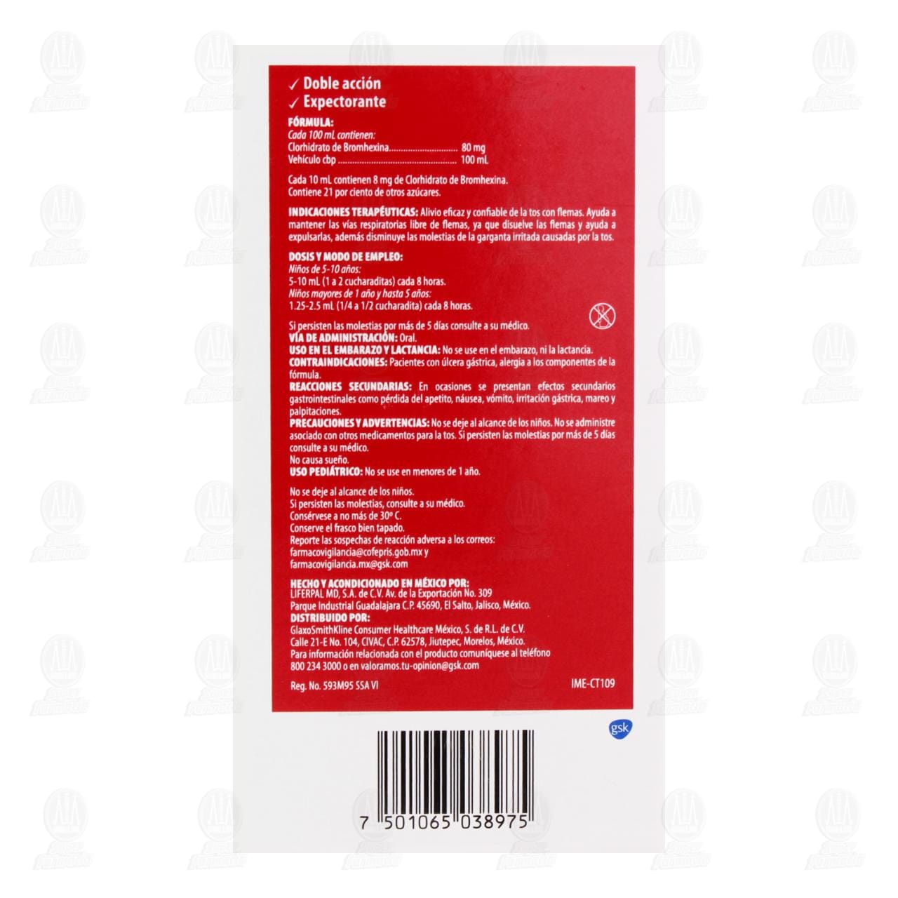 Tesalon Tesacof Jarabe Ni&ntilde;os Tos con Flema, 100 ml. image number 2