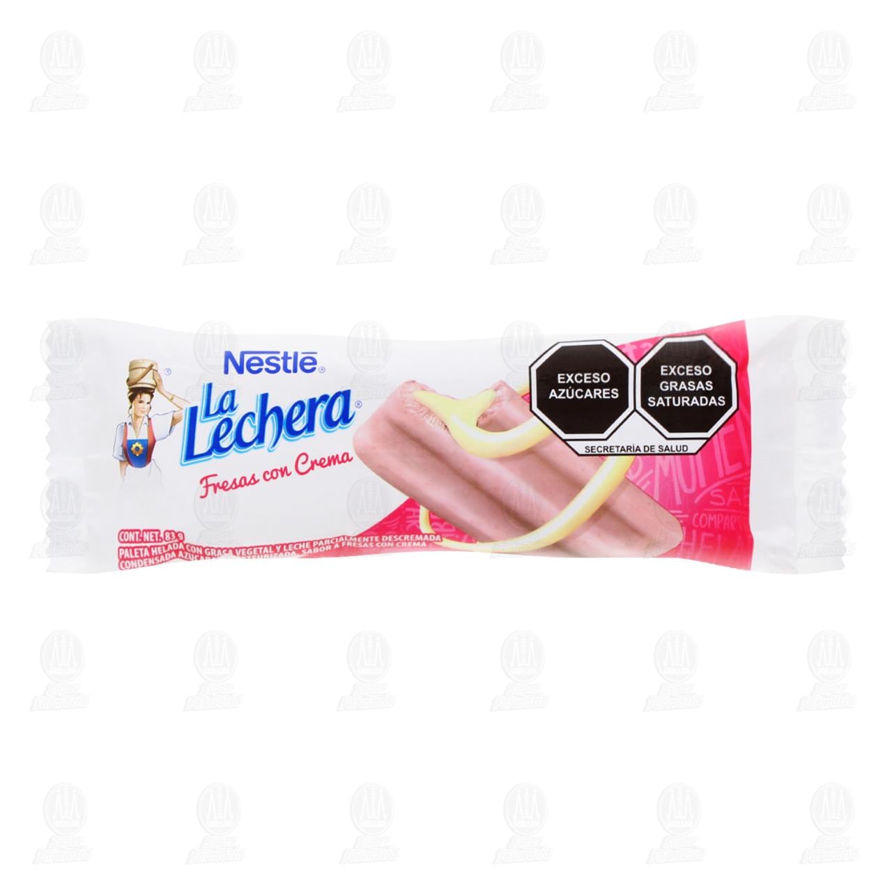 Imagen para Paleta Helada Nestlé La Lechera Sabor Fresas con Crema, 83 gr.