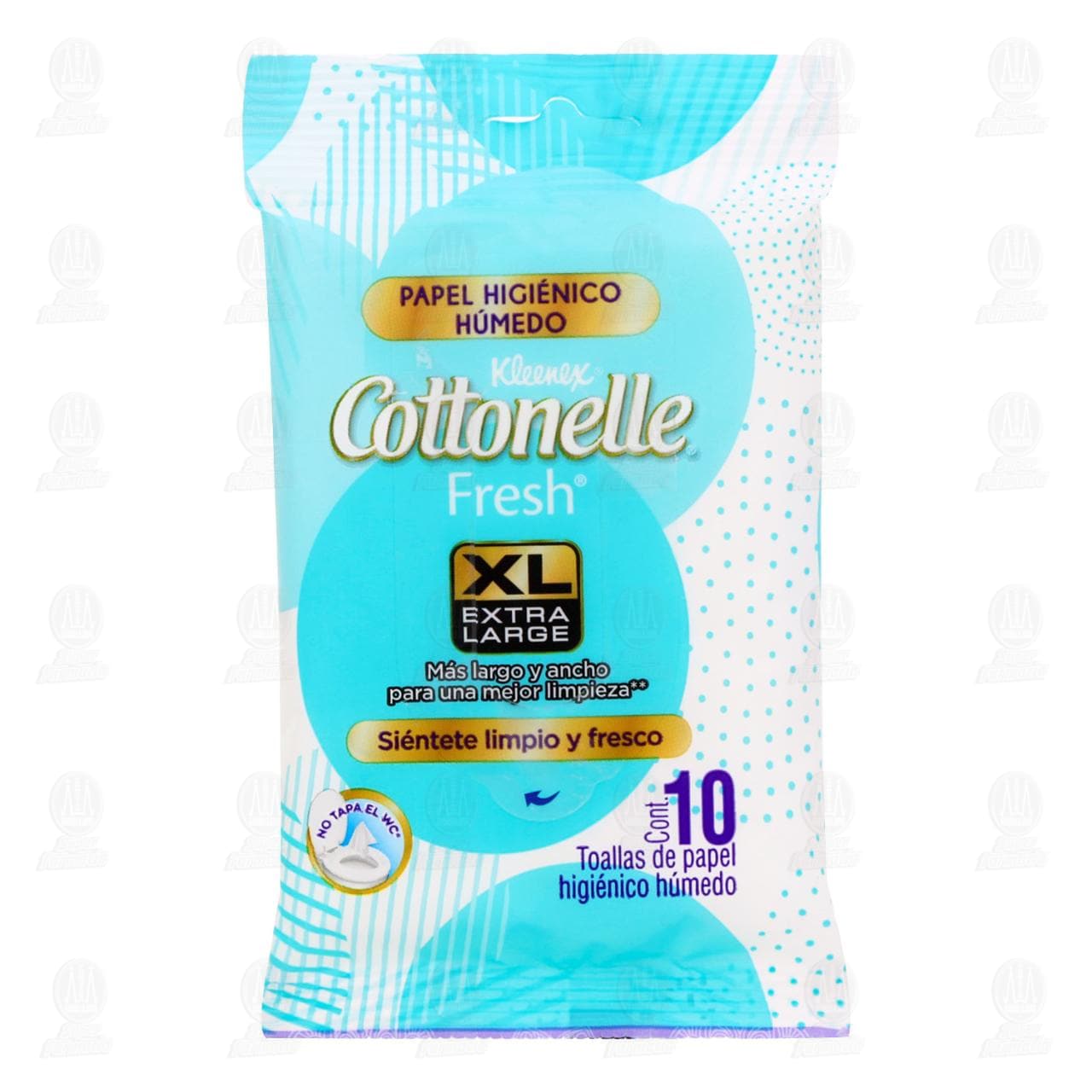 Papel Higiénico Húmedo Kleenex Cottonelle, 10 pzas.