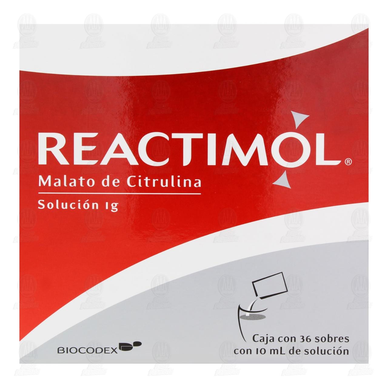 Reactimol 1 gr Soluci&oacute;n, 36 sobres de 10 ml c/u. image number 1