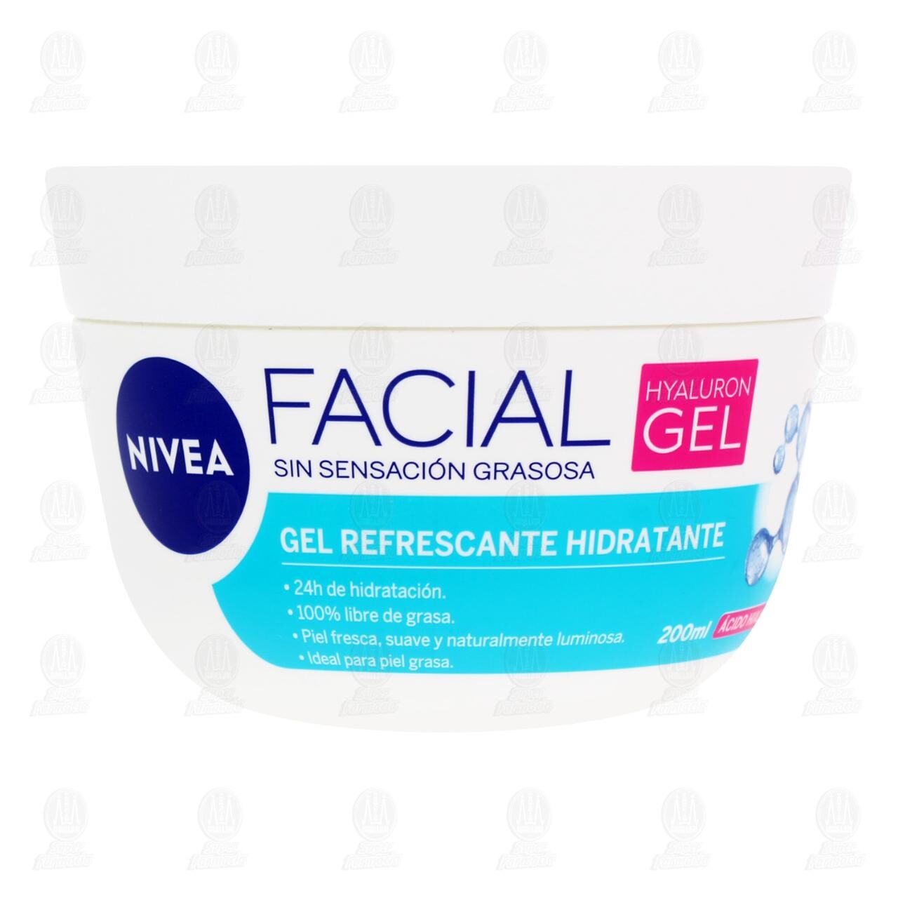 Nivea Gel Facial Refrescante Hidrante para Piel Grasa, 200 ml image number 1