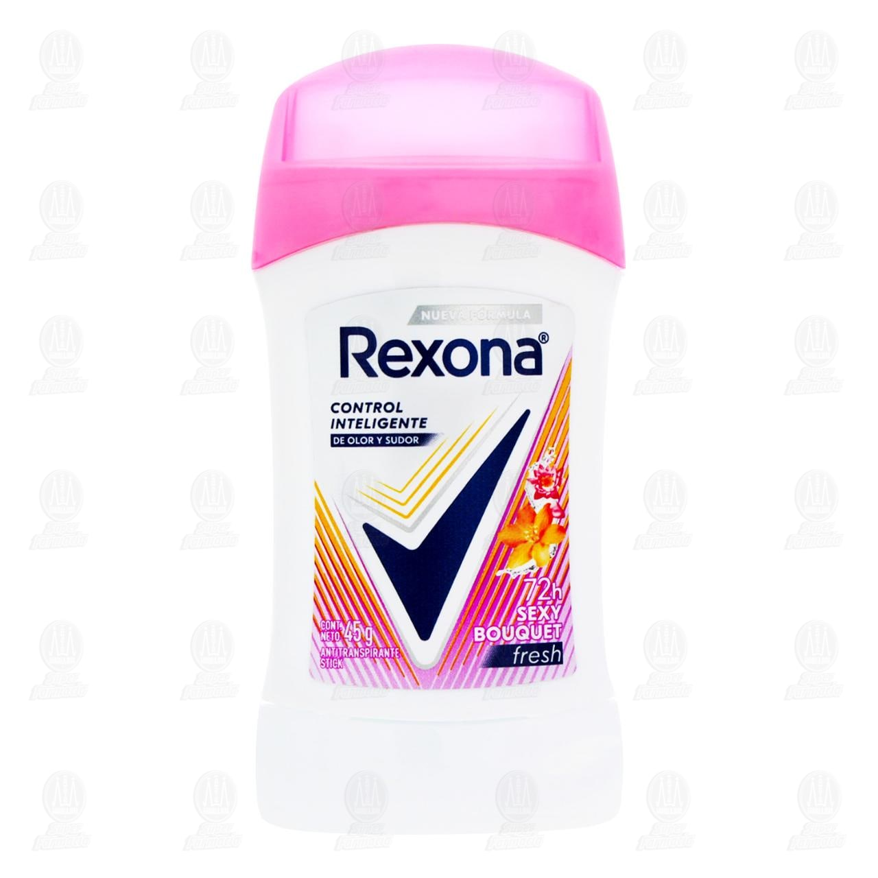 Antitranspirante Rexona Sexy Bouquet Fresh en Barra, 45 gr. image number 1