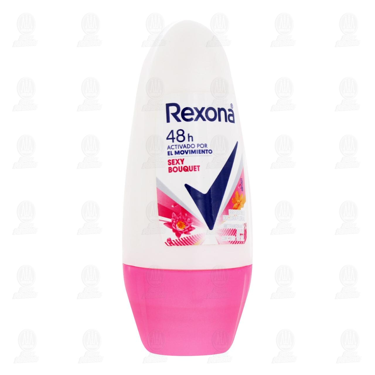 Antitranspirante Rexona Sexy Bouquet en Roll-On, 50 ml.